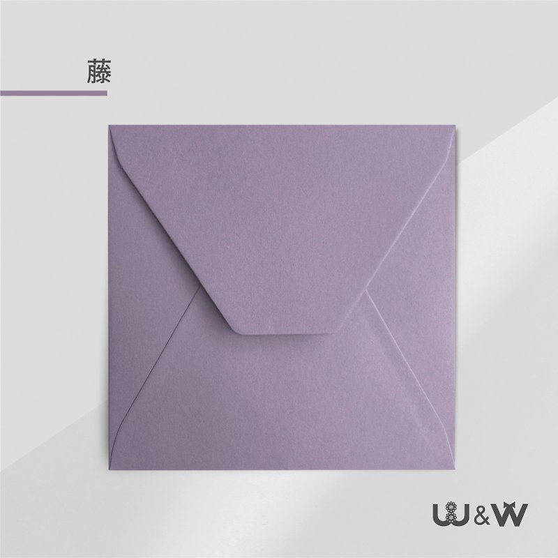 W&W Wedding Card Feast-Envelope C Style-Vine Color - Envelopes & Letter Paper - Paper 