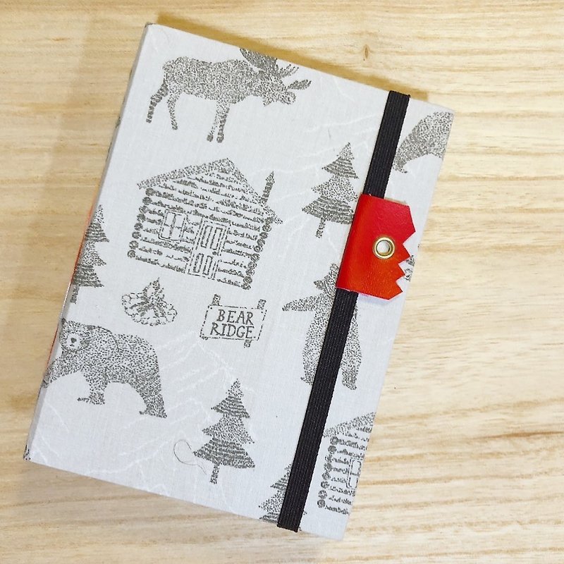 Grey White Forest - Full Spine Version - A6 Handmade Journal Book - สมุดบันทึก/สมุดปฏิทิน - กระดาษ 