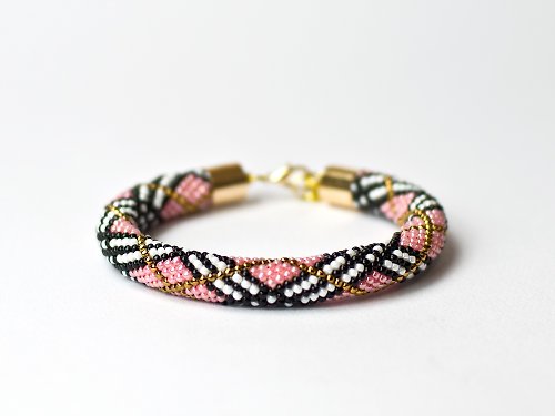 BeadCrochetKit DIY Jewelry kit, beading kits, Bead crochet kit bracelet