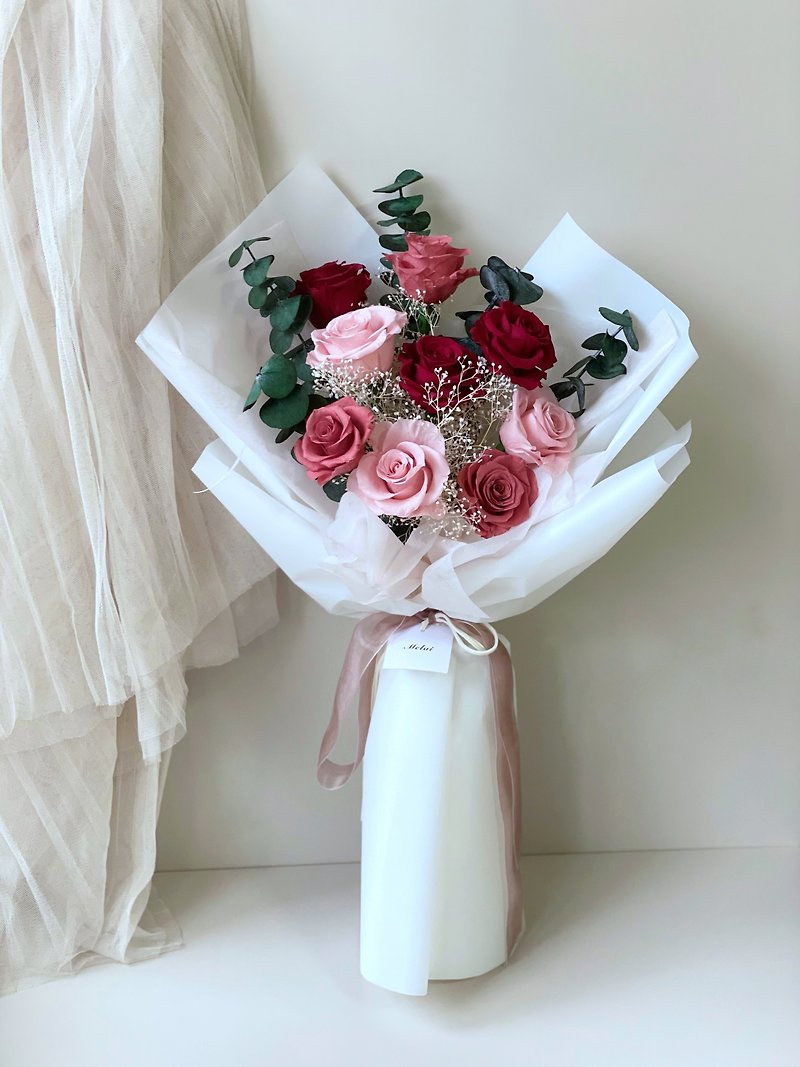 Preserved Flower Bouquet/Proposal Bouquet/Valentine's Day Bouquet - ช่อดอกไม้แห้ง - พืช/ดอกไม้ 