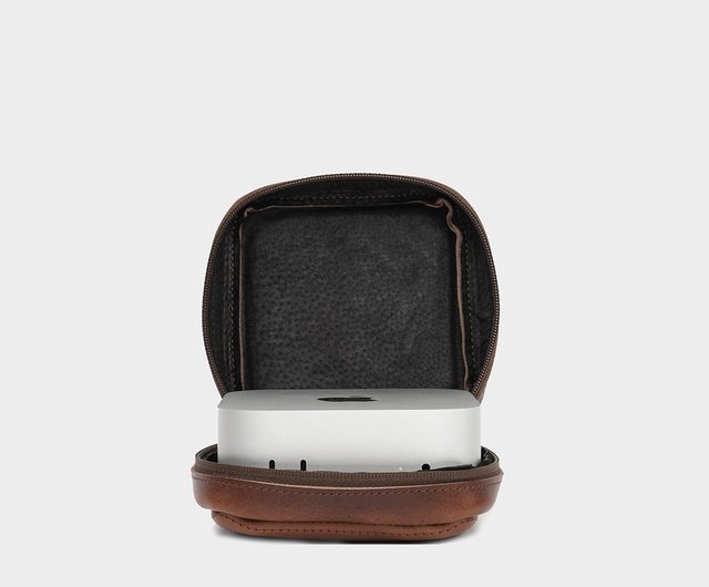 レザートラベルケース for Mac Mini | Mac Mini M4/M4 Pro用保護