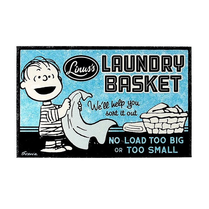 Snoopy復古廣告牌-奈勒斯【Hallmark-Peanuts史努比 廣告牌】 - 裝飾/擺設  - 其他金屬 藍色