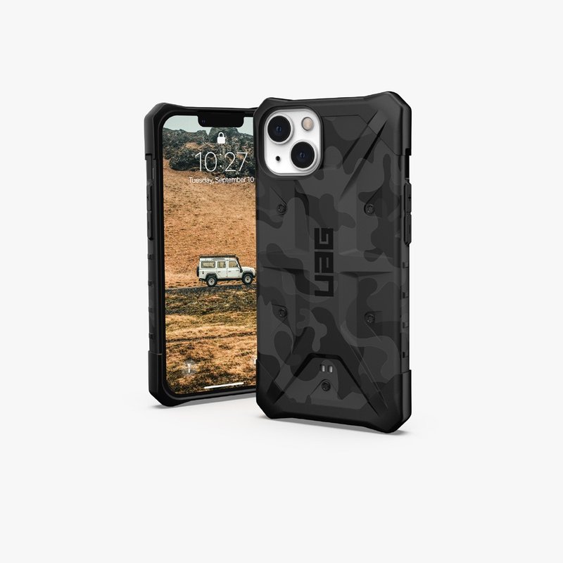 UAG iPhone 13 耐衝擊保護殼-迷彩黑 - 手機殼/手機套 - 橡膠 黑色