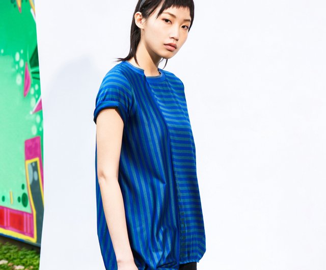 Two-Colored Ribbed Tee