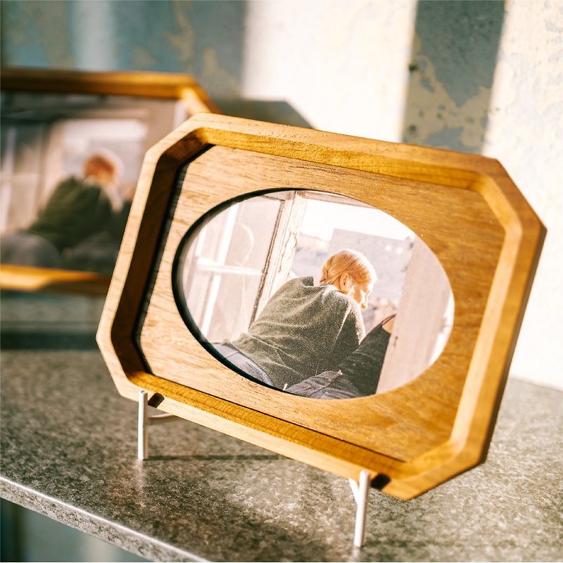 Natural Wooden Photo Frame for 4x6 inch to 6x8 inch  frame in frame no.02 - 相框/畫框 - 木頭 