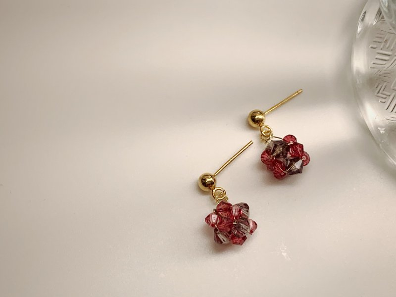 金平糖 / 糖果耳環 小耳環 / 垂墜耳環 手作飾品 / 耳針 耳夾 - 耳環/耳夾/耳骨夾 - 樹脂 多色