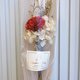 母の日の花束。母の日の花束。花束。カーネーション。母の日の花のギフト。小さな花束