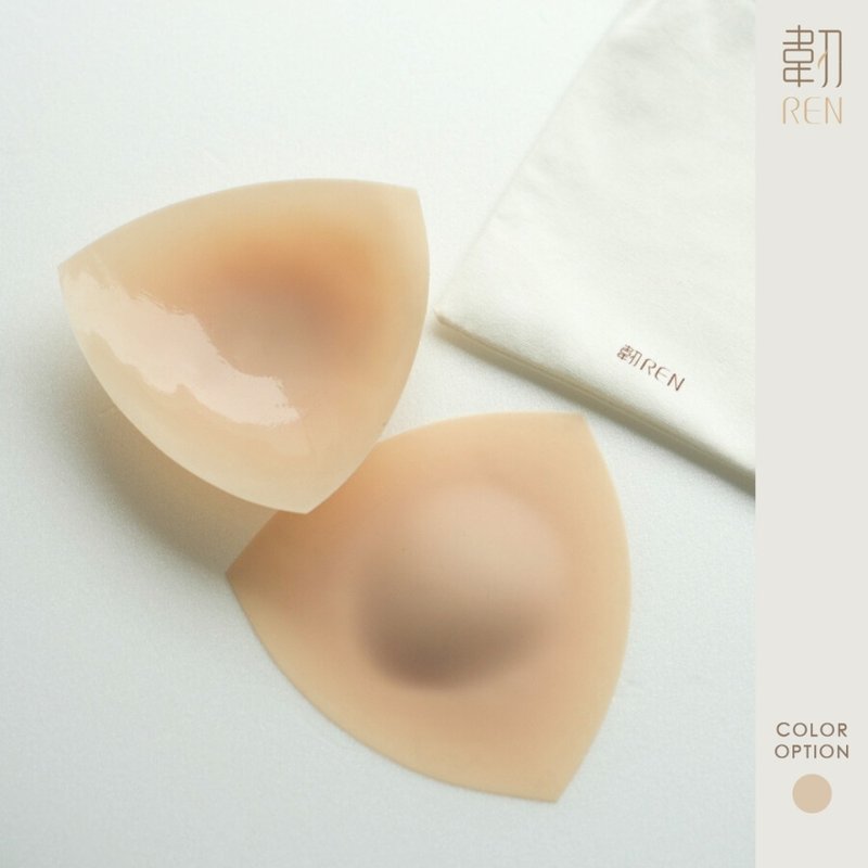 超薄隱形三角胸貼 - 其他 - 矽膠 橘色