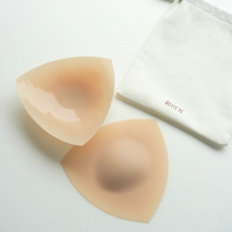 超薄隱形三角胸貼 | 乳貼 三角胸貼 Nu Bra - 其他 - 矽膠 橘色