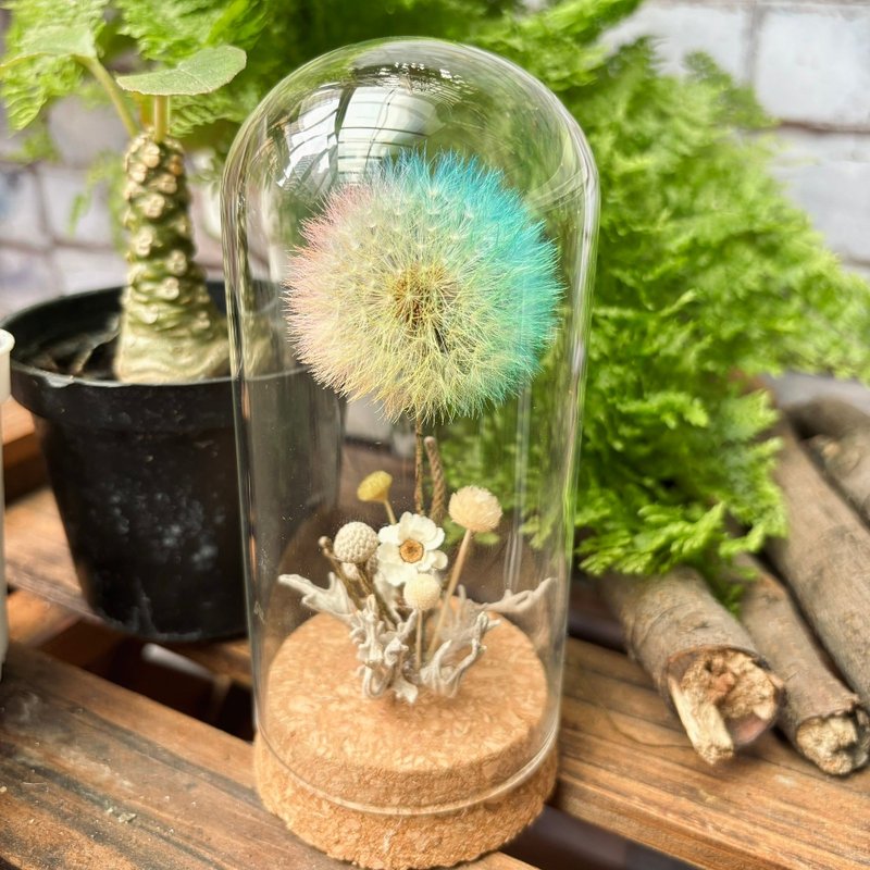 Dandelion colorful elf forest micro landscape - ของวางตกแต่ง - พืช/ดอกไม้ 