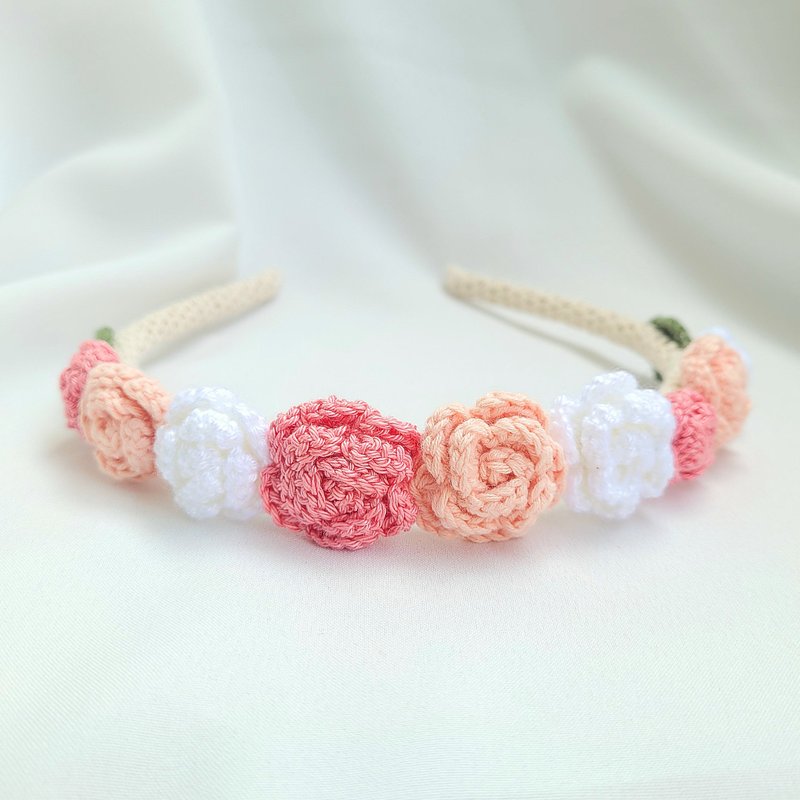 Flower lover braided headbands for adults - Hair Accessories - Polyester Pink