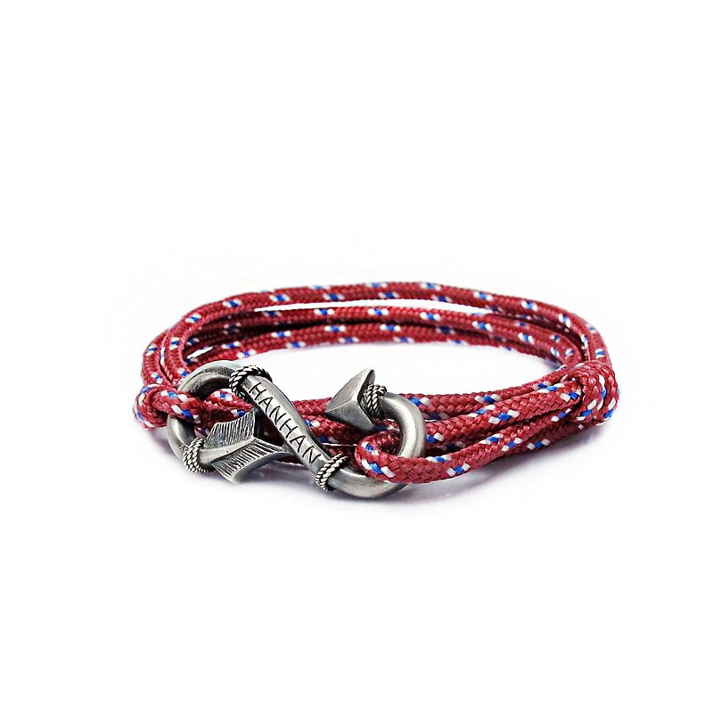 Guardian Guardian Handmade Silver 925 Silver Infinity Archer Ring/Bracelet - Bracelets - Sterling Silver Red