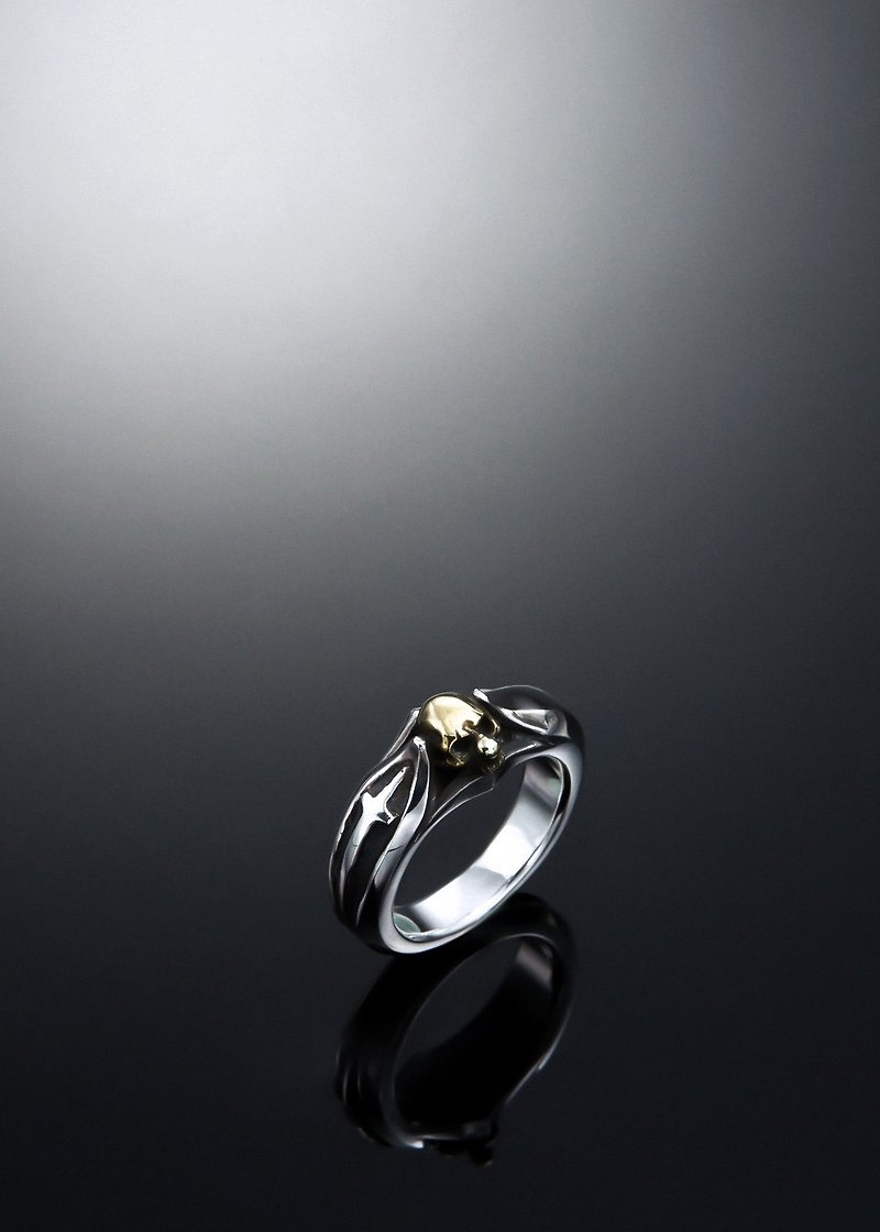 NEMO RING | 骷髏信仰簡約小丑尼莫戒指 - 戒指 - 純銀 銀色