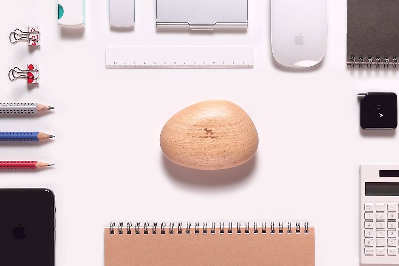 Shidong Paperweight Paper Clip Magnetic (Beech/Maple/Cherry/Walnut) - แม็กเน็ต - ไม้ 