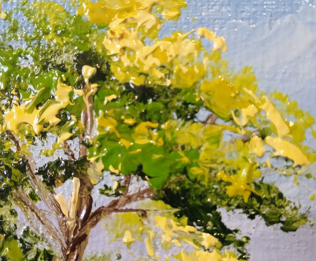油絵 油彩 油彩画 絵 絵画【ラベンダー畑に立つ一本木
