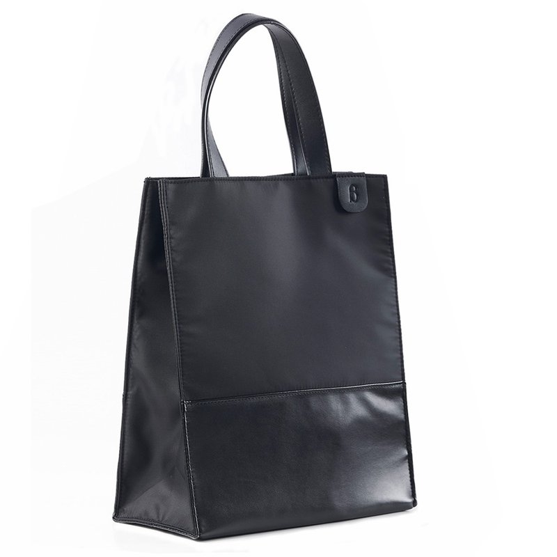 BAGMIO upright handbag-jet black - Handbags & Totes - Nylon Black