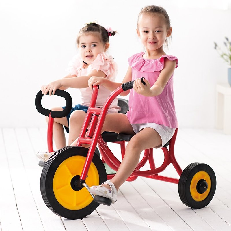 Sidecar Trike - จักรยาน - โลหะ สีแดง