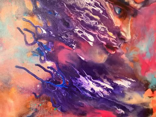 プーチン　絵画 抽象芸術油絵元大統領ロシアプーチン王芸術家SvinarOk