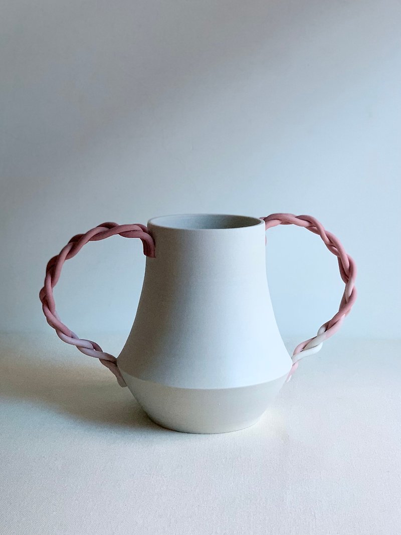 Rope of Fate - Exhibit/Flower - Pottery & Ceramics - Porcelain Pink