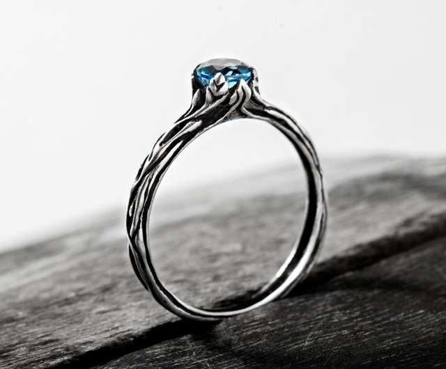 Topaz engagement ring sale november birthstone ring