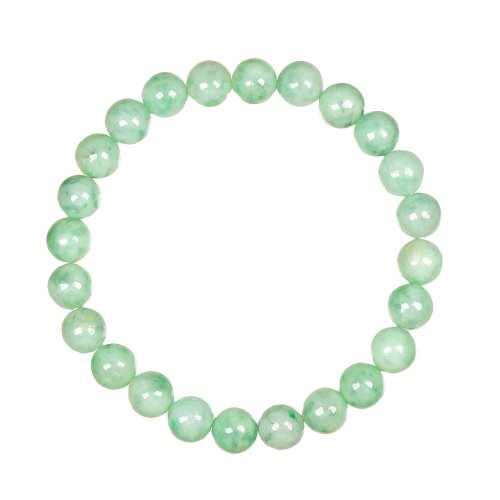 正佳珠寶 Gemsrich Jewelry 【正佳珠寶】翡翠 高品輕飄陽綠 7mm 天然A貨翡翠手珠 緬甸玉手珠