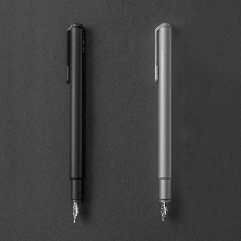 Su Cao Inlaid Pen-Handmade double-sided nib / double-sided calligraphy nib - ปากกาหมึกซึม - โลหะ สีดำ