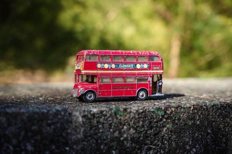 London bus model (without box) - Items for Display - Other Metals 