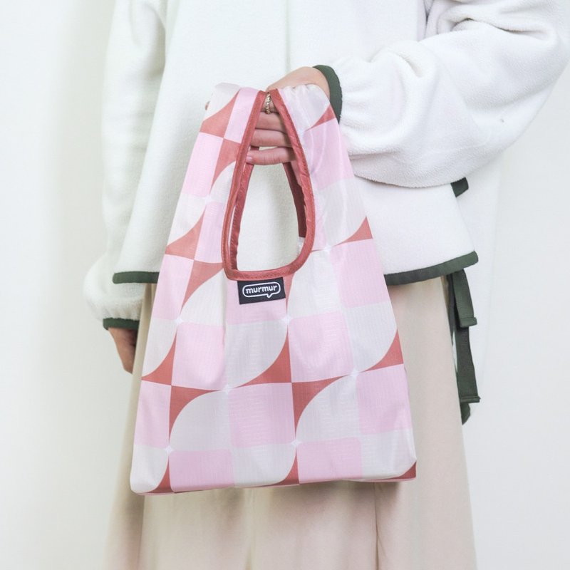 murmur - lunch box bag BDB151 - กระเป๋าถือ - เส้นใยสังเคราะห์ สึชมพู