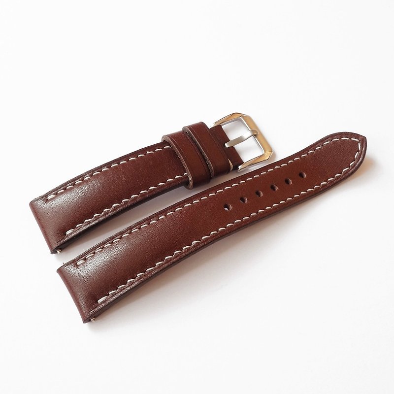 Brown Watch Strap, genuine leather, watchband 18 - 26mm - สายนาฬิกา - หนังแท้ สีนำ้ตาล