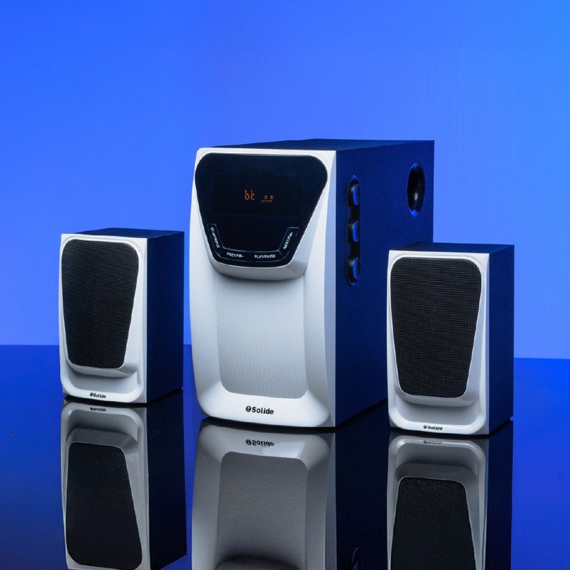 SOL-302 2.1聲道全木質多功能藍牙喇叭 音響 - 藍牙喇叭/音響 - 其他材質 黑色