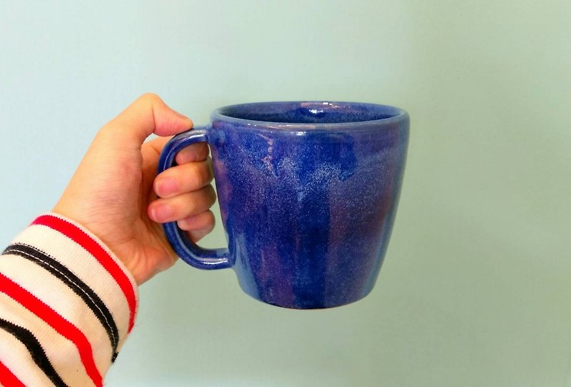 看星星  馬克杯（420c.c) - 咖啡杯 - 其他材質 藍色