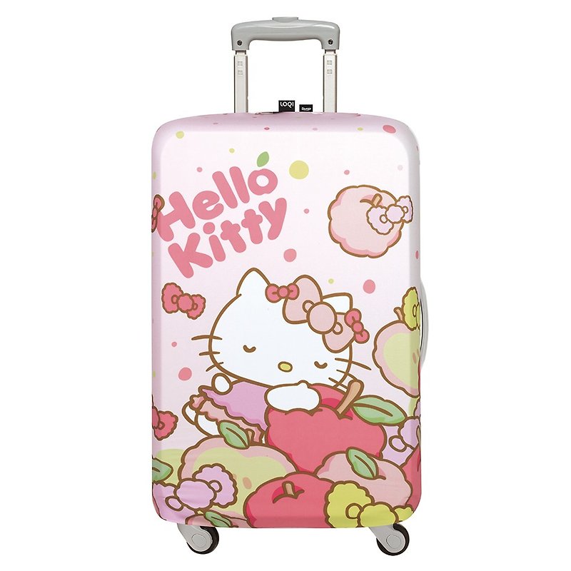 LOQI suitcase jacket / Hello Kitty daydream [M size] - กระเป๋าเดินทาง/ผ้าคลุม - พลาสติก สีแดง