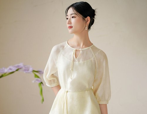 初蟬 新中式 韻雅禪意中國風漢服茶服洋裝