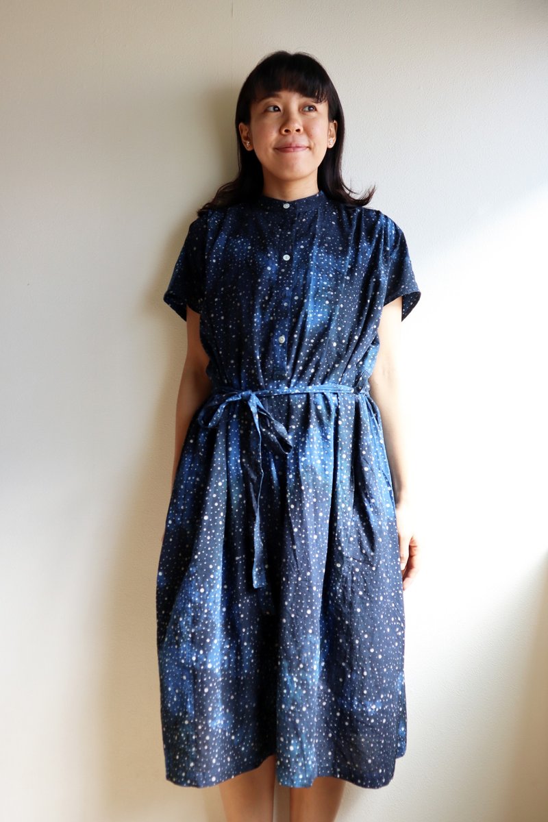 maru one piece stardust star in the night sky - One Piece Dresses - Cotton & Hemp 