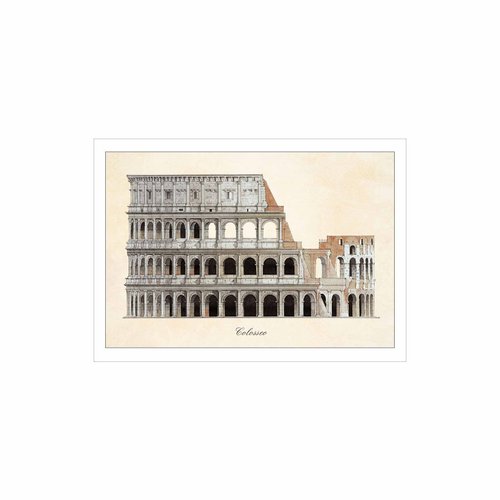 Istituto Fotocromo Italiano 臺灣代理 義大利 IFI 明信片 羅馬競技場