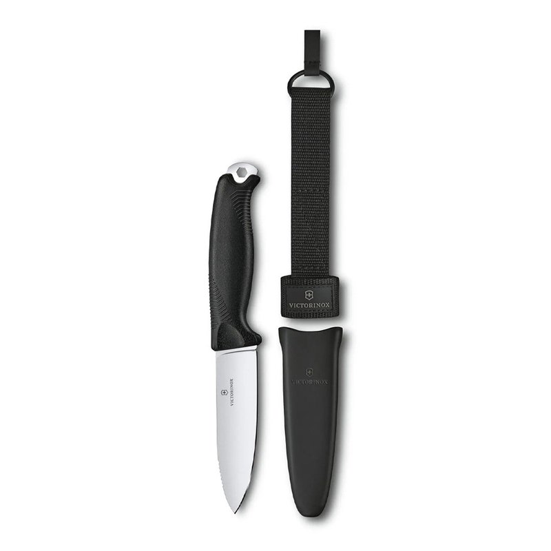 VICTORINOX Swiss Victorinox VENTURE outdoor professional fixed blade black 3.0902.3 - ชุดเดินป่า - วัสดุอื่นๆ สีดำ