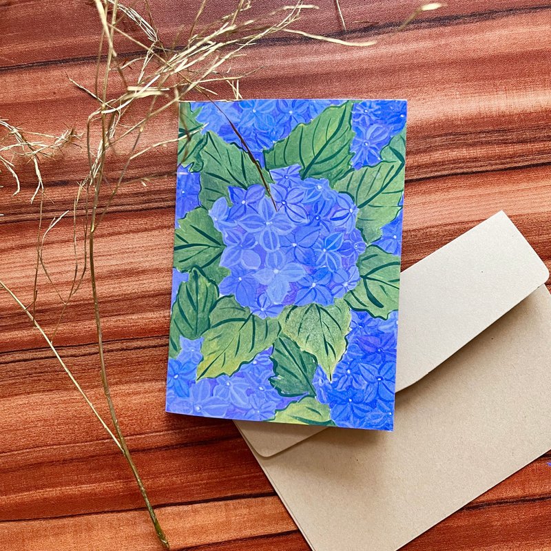 Hydrangea Greeting Card - Cards & Postcards - Paper Multicolor