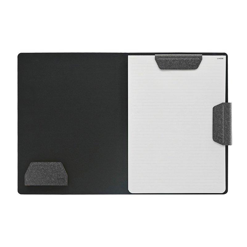LHiDS Second Magnetic Absorption Notebook (A4) - Textured Black - Notebooks & Journals - Other Materials 