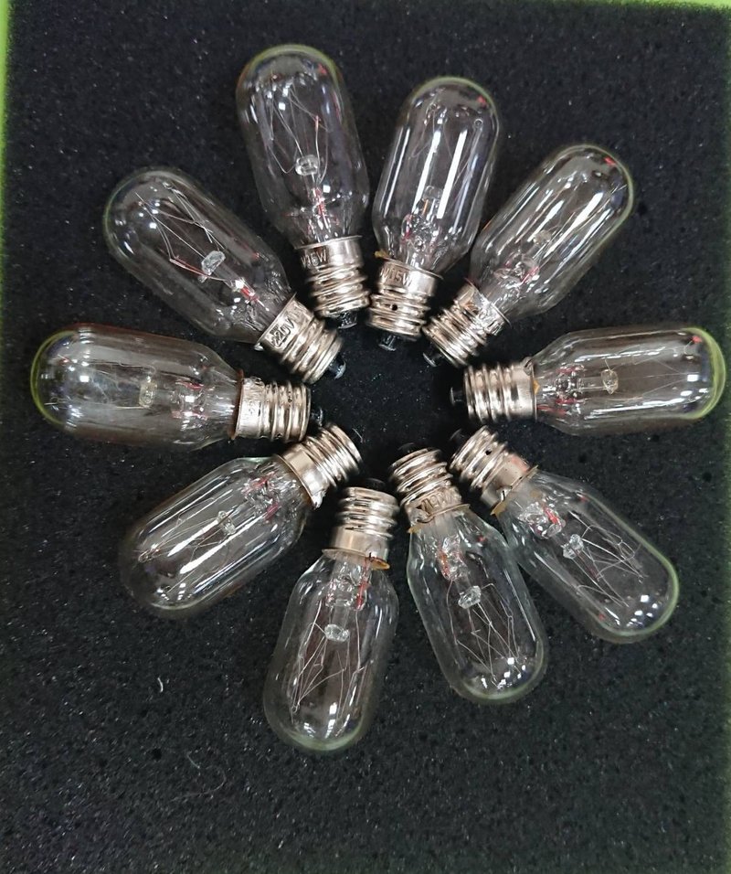 電線材料包220V 15w燈泡材料10顆組_電線不可微調 - 燈具/燈飾 - 其他金屬 白色