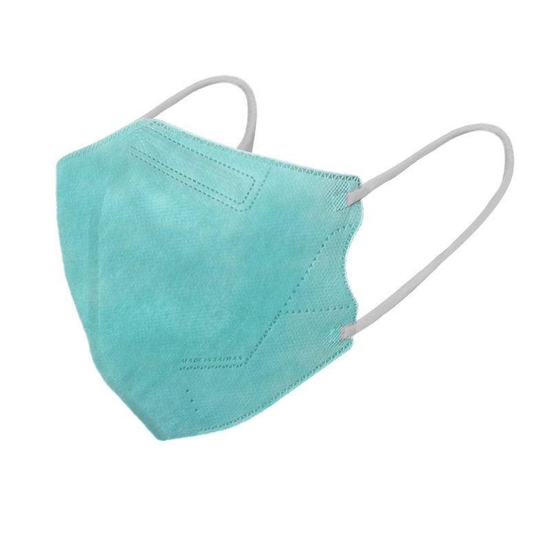 Xing'an-Adult 3D medical mask-Refreshing summer style-30 pieces/box-Lake green - หน้ากาก - วัสดุอื่นๆ สีเขียว