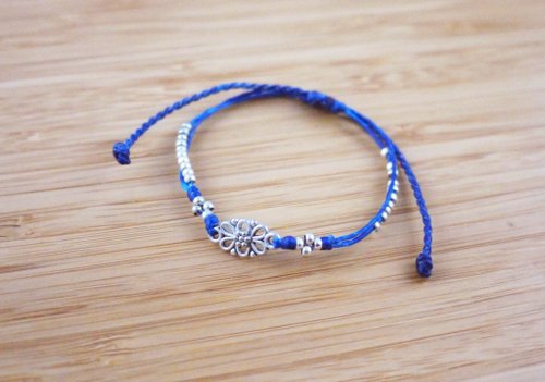 美人魚手創藝術 Sea Maidens Jewelry 【幸運之時】 蠶絲蠟線 編織手環