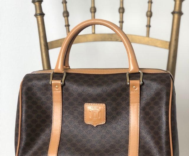 日本直送 名牌中古包 】CELINE セリーヌ マカダム ハンドバッグ