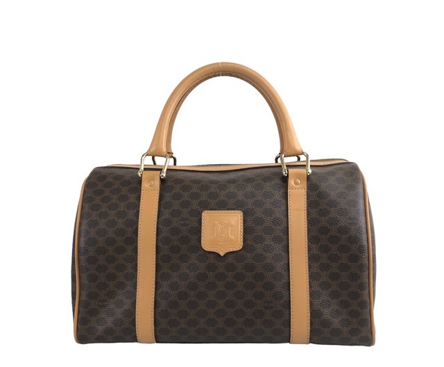 日本直送 名牌中古包 】CELINE セリーヌ マカダム ハンドバッグ