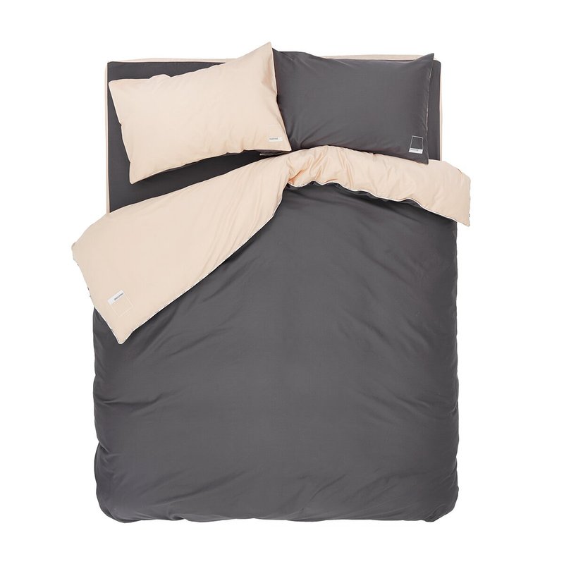 1100TC Funmix Collection Cotton Sateen ColorMix Bedding Set (Grey