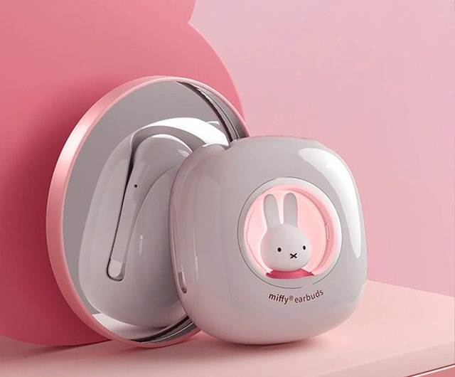 MIPOW ミッフィーブルー 5.3 トゥルーワイヤレスヘッドフォン LED