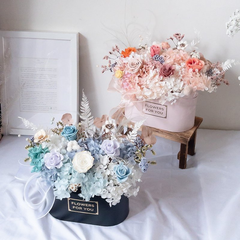 Preserved Flower Congratulations Flower Ceremony | Pink | Blue - Dried Flowers & Bouquets - Plants & Flowers 