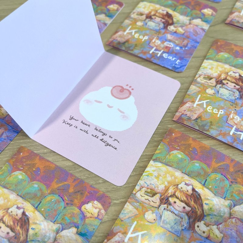 suyu小誌_Keep in Heart_卡片/手工摺頁書 - 刊物/書籍 - 紙 藍色