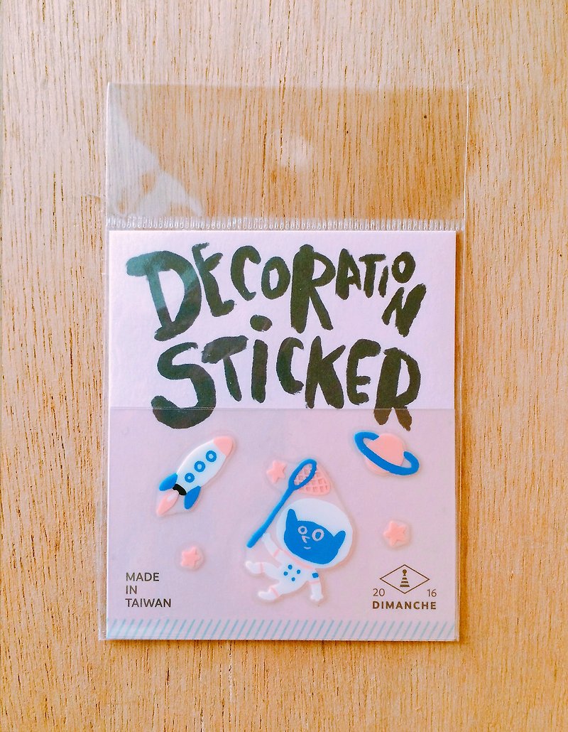 Dimengqi Decorative Stickers-Elf/Space - Stickers - Paper Multicolor