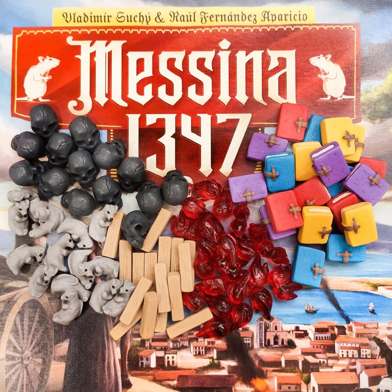 豪華資源代幣與 Messina 1347 棋盤遊戲相容 - 桌遊/牌卡 - 其他材質 多色