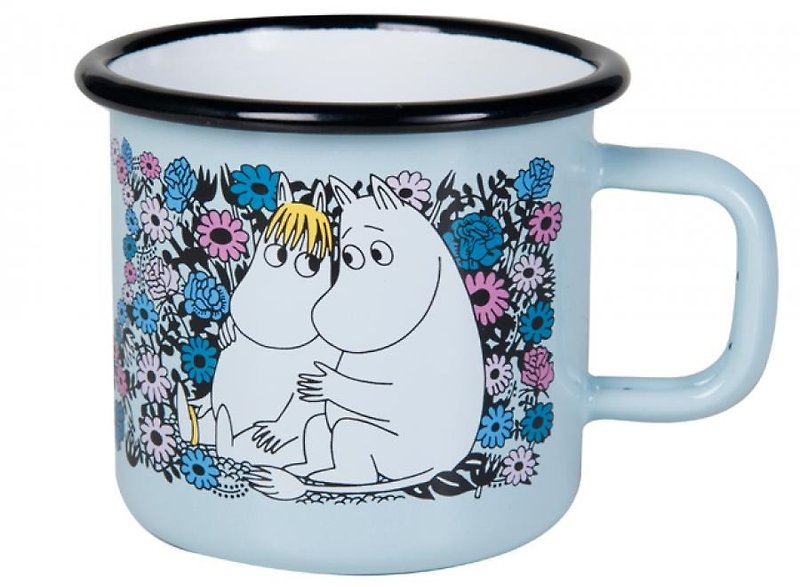 (Spot to) Moomin Finnish Moomin enamel mug 3.7 dl / Christmas gift / exchange gifts (2016 love sweetheart) - Mugs - Enamel 